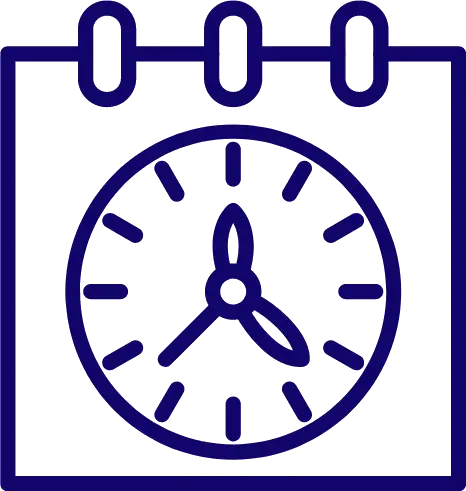 pictogramme d'une horloge